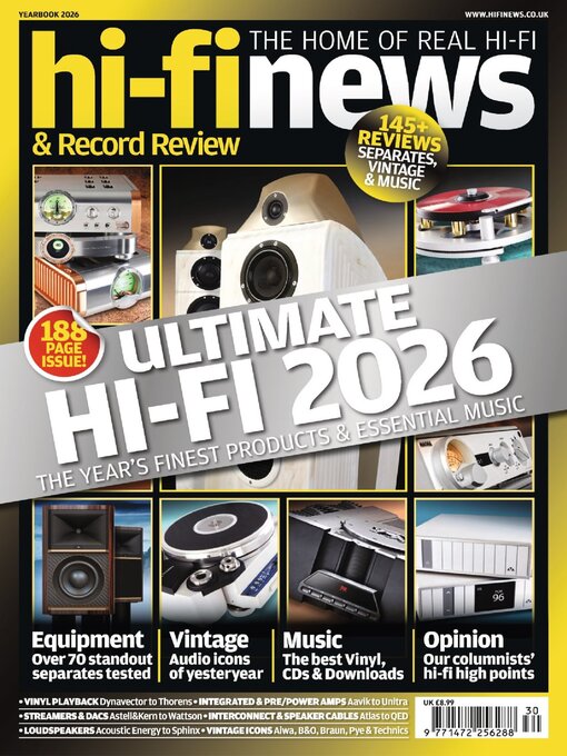 Cover image for Hi Fi News
